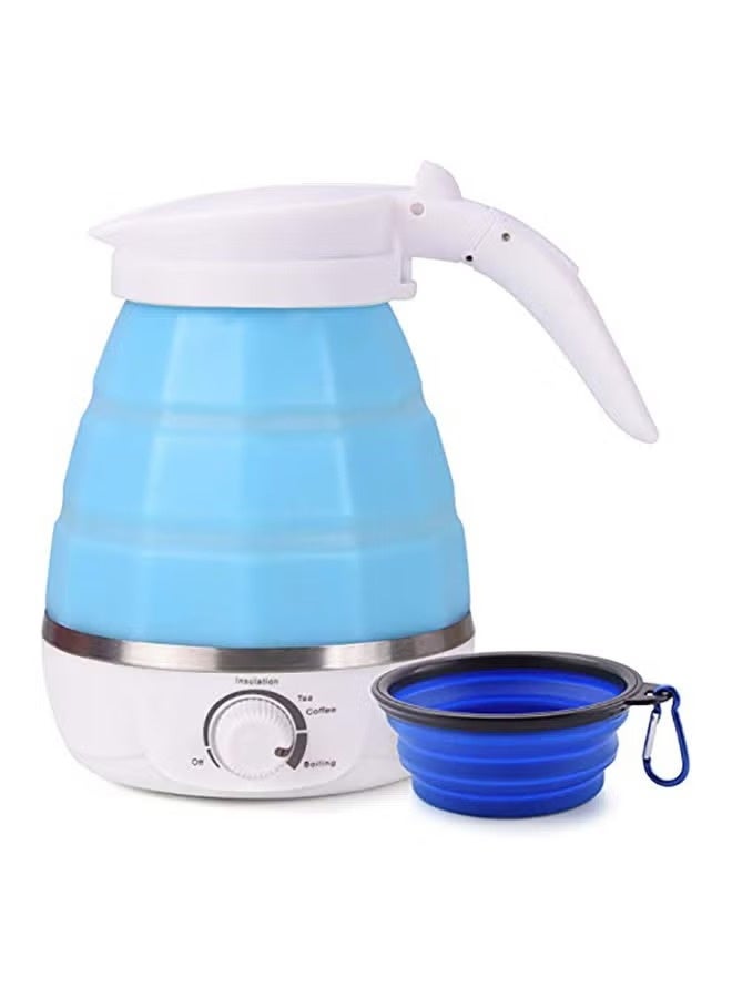 Suteck Collapsible Electric Travel Kettle 0.6 liter 600 ml 700 W DYQQKD828 Blue - Image 2