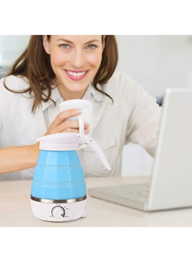 Suteck Collapsible Electric Travel Kettle 0.6 liter 600 ml 700 W DYQQKD828 Blue - Image 1