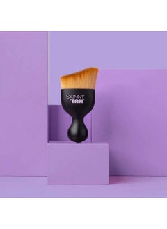Skinny Tan Skinny Tan Miracle Tanning Brush - Premium and Ultra-Soft Synthetic Bristles - Unique Ergonomically Shaped Tool - Perfect for Bronzing Tricky Areas - Streak-Free, Flawless Looking Finish - 1 pc  - Image 5
