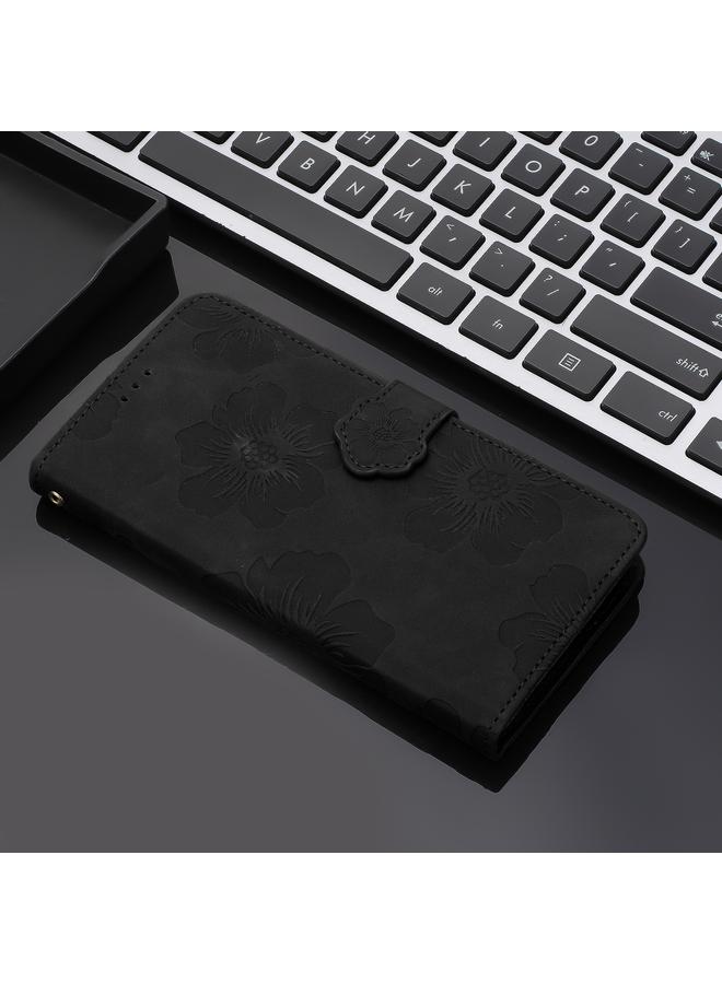 اس-توب جراب لهاتف موتورولا إيدج 50 5G، جراب هاتف جلدي بنقشة زهور - Image 2