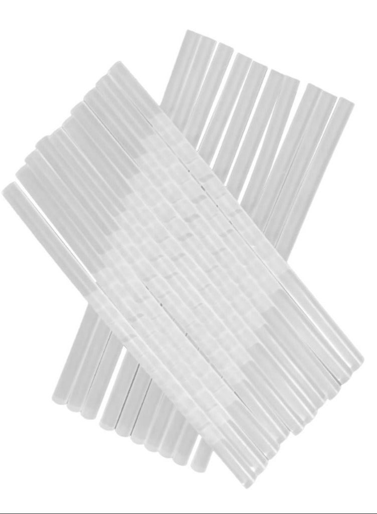 أعواد غراء - 20 قطعة 1.12 × 260  مم - غراء سريع الذوبان شفاف سريع الجفاف ، لمسدس الغراء الكبير والمتوسط ، لاصق قوي لورش الأعمال اليدوية المدرسية ،الحرف المهنية ،الفنية ، الإصلاحات ، الصيانة - Image 1