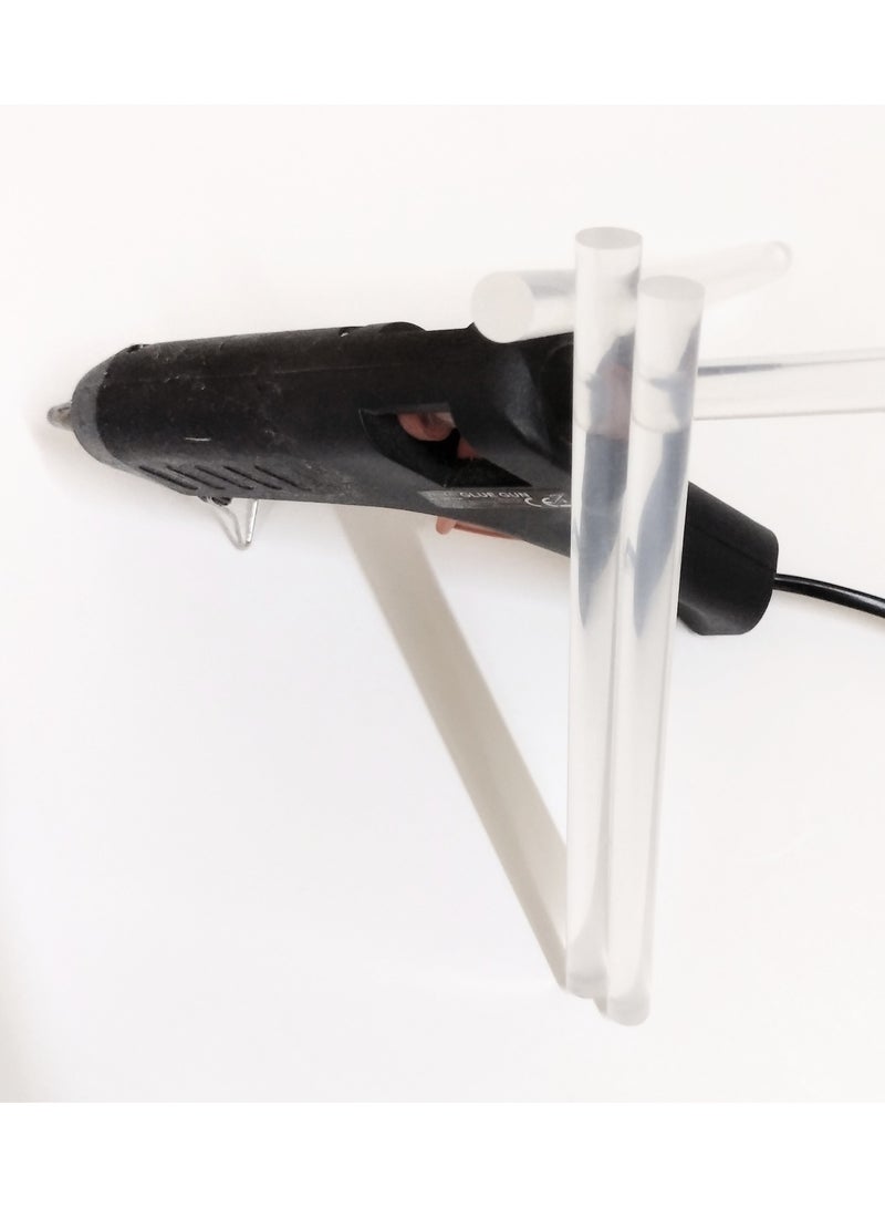 أعواد غراء - 20 قطعة 1.12 × 260  مم - غراء سريع الذوبان شفاف سريع الجفاف ، لمسدس الغراء الكبير والمتوسط ، لاصق قوي لورش الأعمال اليدوية المدرسية ،الحرف المهنية ،الفنية ، الإصلاحات ، الصيانة - Image 3