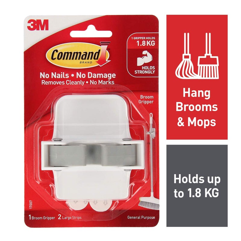 Command Command Micro Plastic Multifunctional Self Adhesive Plastic Hooks for Walls Pack of 3 Hooks 4 str - Image 5
