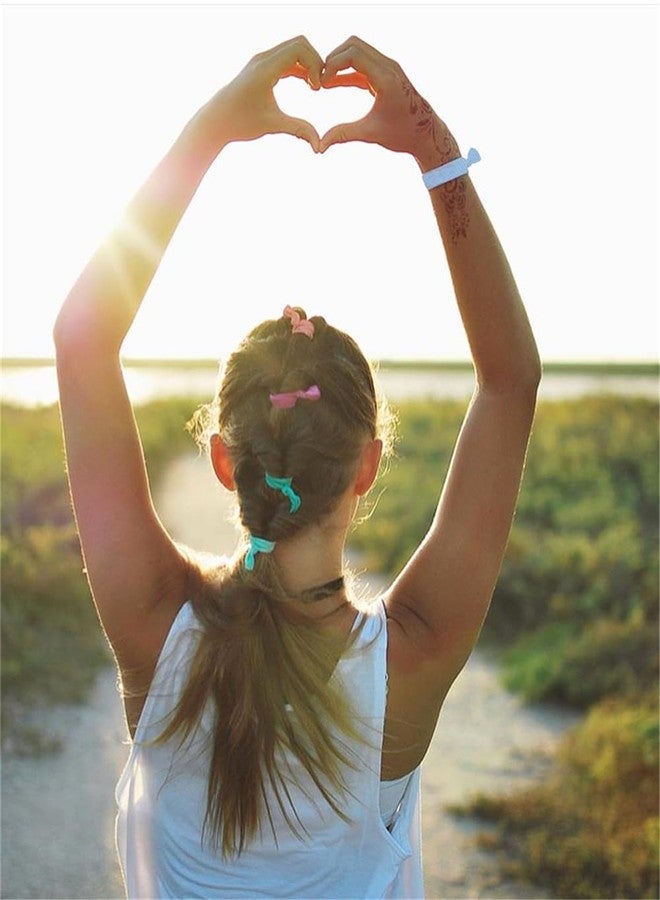 Sugarmelon 84 Colors Hair Ties Elastic Bands for Baby Girl Kids Women Ponytail Hair Tie Party Favors - Image 3