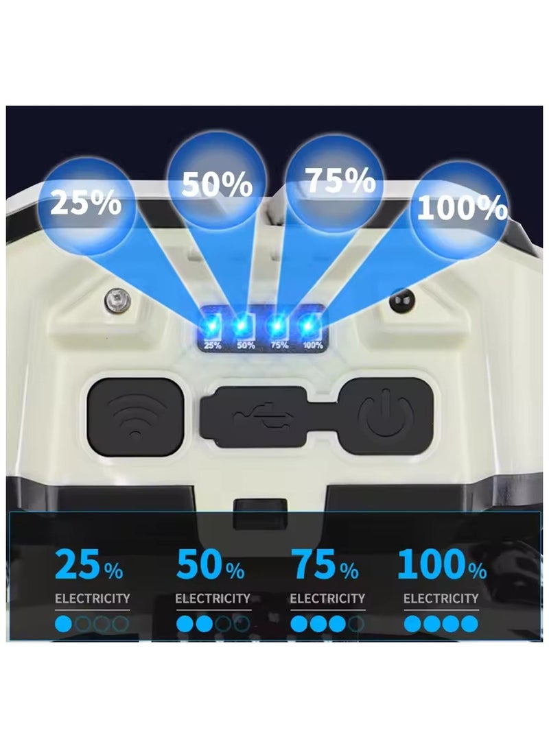 تي بي إٍس ديزاين مصباح رأس TBS DESIGN BV-13 LED عالي الطاقة ومقاوم للماء مع ضوء أحمر SOS للتخييم وصيد الأسماك - Image 4