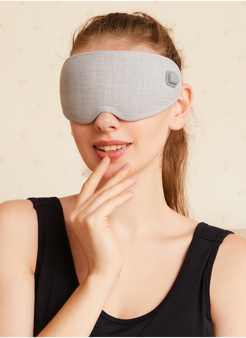 Graphene Heating And Warmth Eye Mask, Lightweight, Portable, Travel, Camping, Hot Compress, 3-Stage Temperature Control, Soothing Sleep Eye Mask (Honeycomb Technology Fabric)