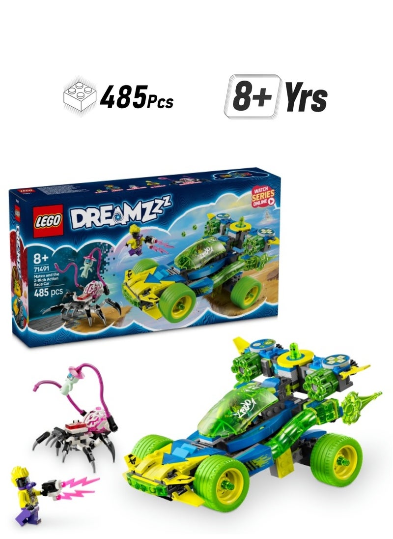 LEGO Dreamzzz Mateo And The Z-Blob Action Race Car 71491 (485) Pieces  - Image 1