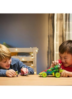 LEGO DREAMZzz 2in1 Mateo and the Z-Blob Action Race Car to Motorbike Toy, Vehicle Set for 8 Plus Year Old Boys & Girls, Includes z-Blob, a Spider Figure and 2 Minifigures 71491 (485 pieces)  - Image 3