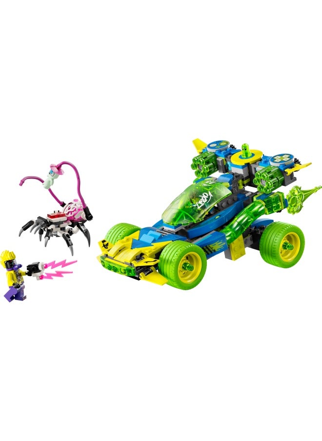 LEGO - DREAMZzz 2in1 Mateo and the Z-Blob Action Race Car to Motorbike Toy, Vehicle Set for 8 Plus Year Old Boys & Girls, Includes z-Blob, a Spider Figure and 2 Minifigures 71491 (485 pieces) - Image 1