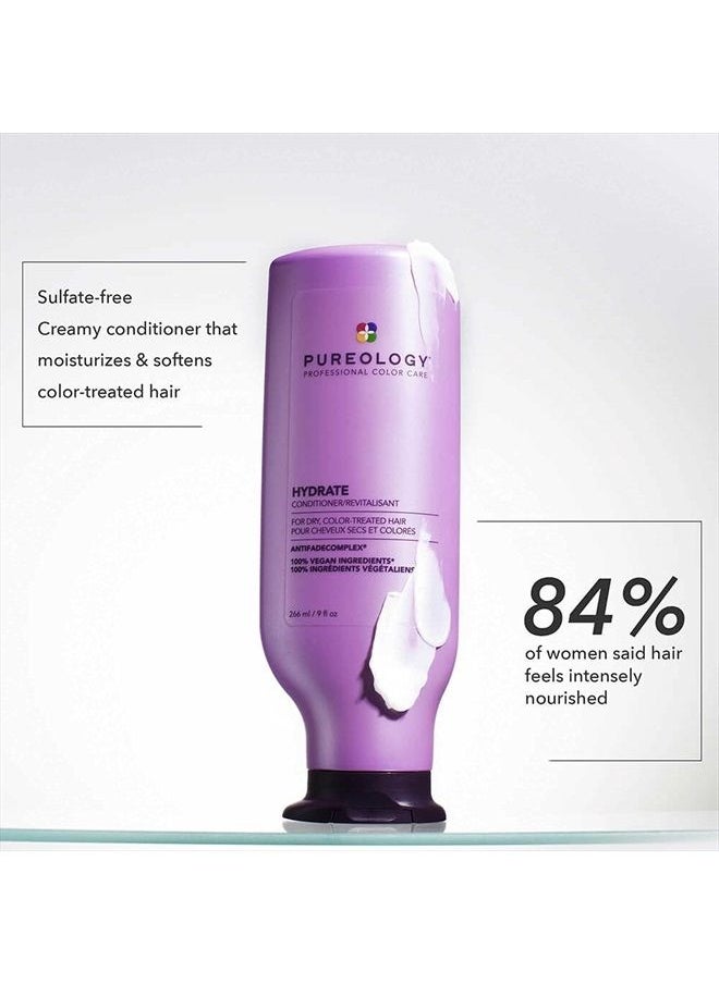 PUREOLOGY بلسم مرطب للشعر | للشعر الجاف المتوسط إلى الكثيف، المعالج بالألوان | خالٍ من الكبريتات | نباتي  - Image 4