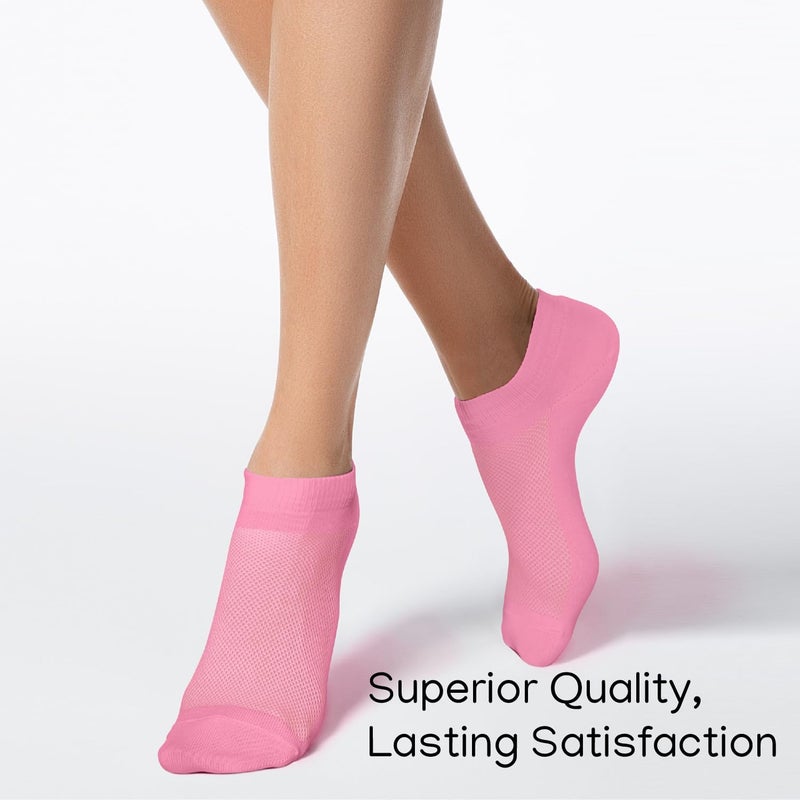 Duna Womens Socks, Ultra Thin Breathable Cotton Ankle Socks for Women, Athletic Running Low Cut No Show - Image 4