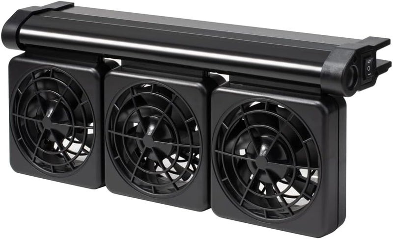 DATOO 3 Fans Aquarium Chiller Fish Tank Fan Aquarium Cooling Fan, 1 Yr Warranty - Image 1