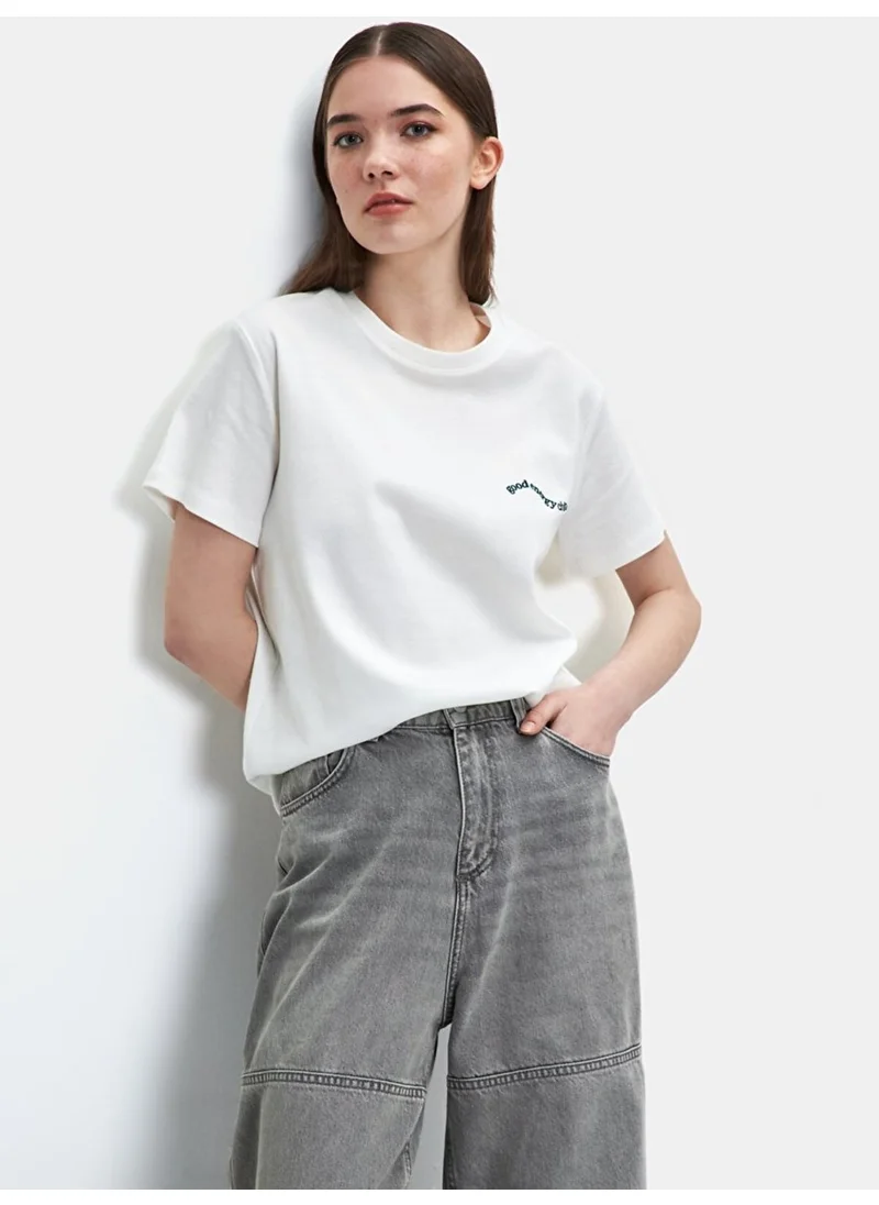 إل تي بي White T-Shirt