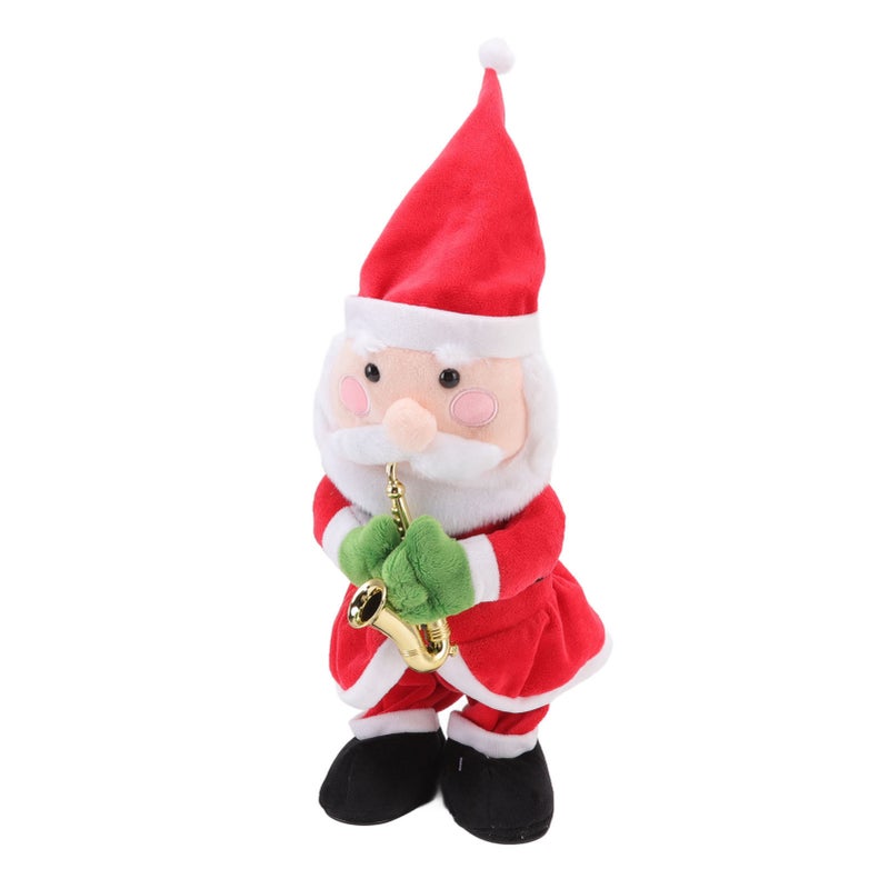 Electric Music Christmas Toy Doll 8 Songs Continuous Play Dancing Singing Glowing Swinging Plush Toy for Kids Adults Christmas Snowman - Image 4