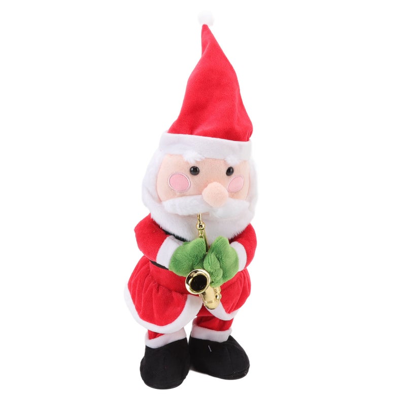 Electric Music Christmas Toy Doll 8 Songs Continuous Play Dancing Singing Glowing Swinging Plush Toy for Kids Adults Christmas Snowman - Image 1