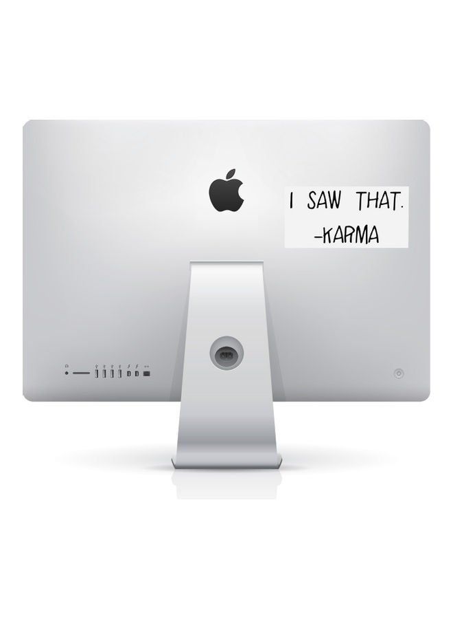 RKN Funny Office Karma Bad Vinyl Sticker For Pc Or Computer 4.5 inch - Image 1