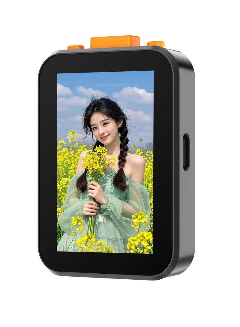 BlueFire 2-Inch Mini Selfie Screen Monitor with Audio Sync – Vlog Remote Control for iPhone & Android (20M Range, 850mAh Rechargeable, Type-C, 4-Button Touch) – Portable 64mm HD Screen for YouTube/TikTok Content Creators  - Image 1