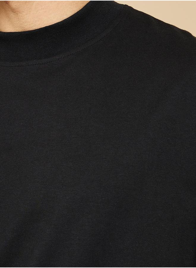 Styli - Mock Neck Oversize T Shirt - Image 1