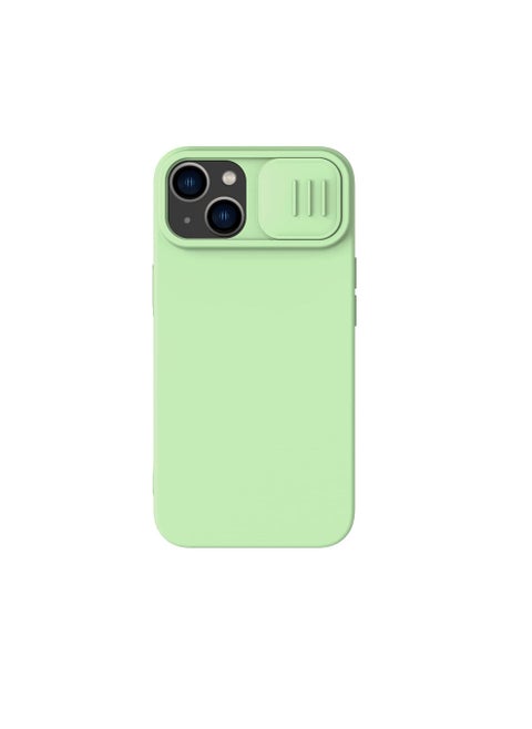 CamShield Silky Silicone Case For iphone 14 - Mint Green