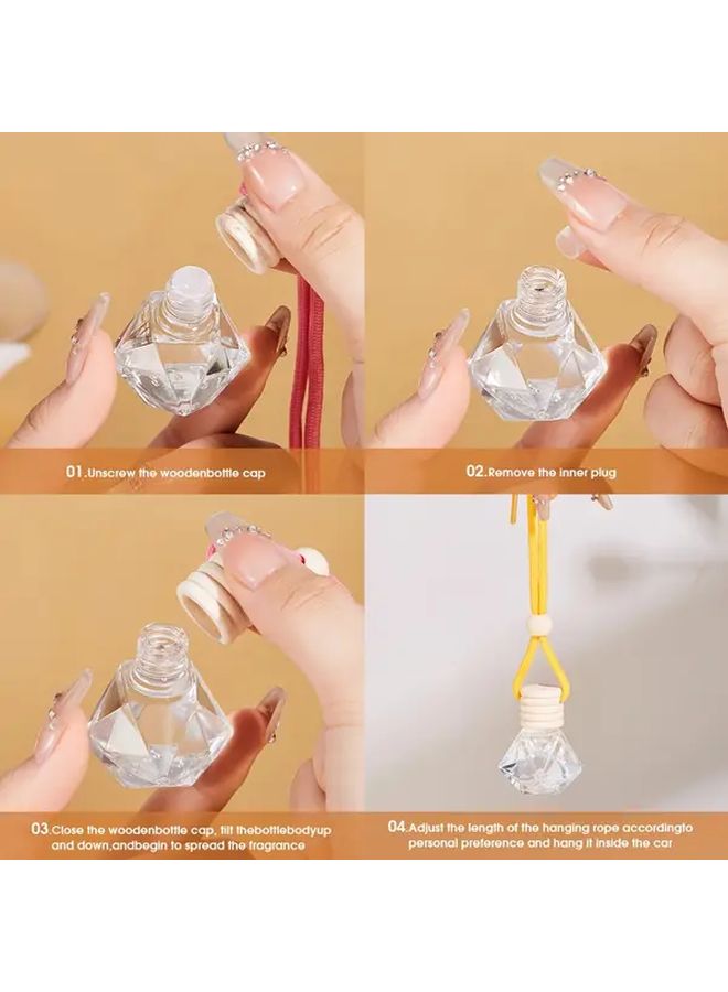 New Red Car Air Freshener Hanging Ornament Long Lasting Fragrance For Car Home Gift - Image 2