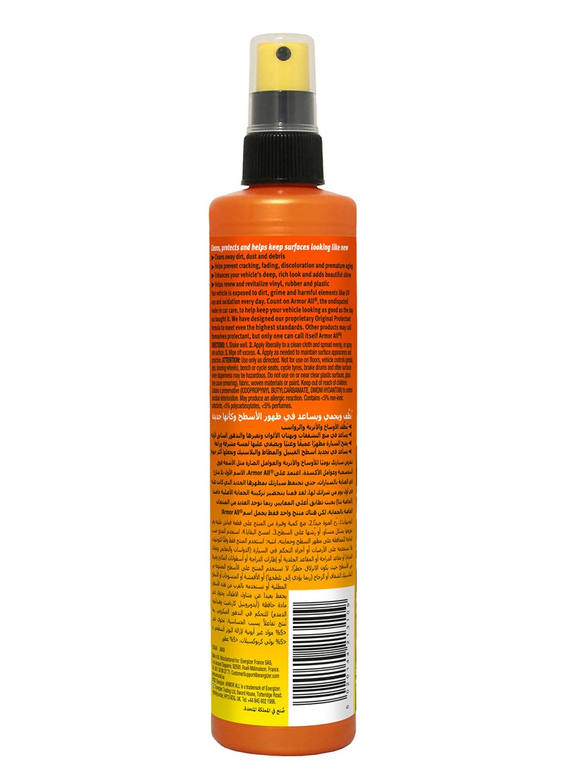 ARMOR ALL - Original Protectant, Oudh Scent, 295Ml (10 Oz), Cleans, Shines, Protects, And Keeps Surfaces Shining, 1 Piece - Image 1