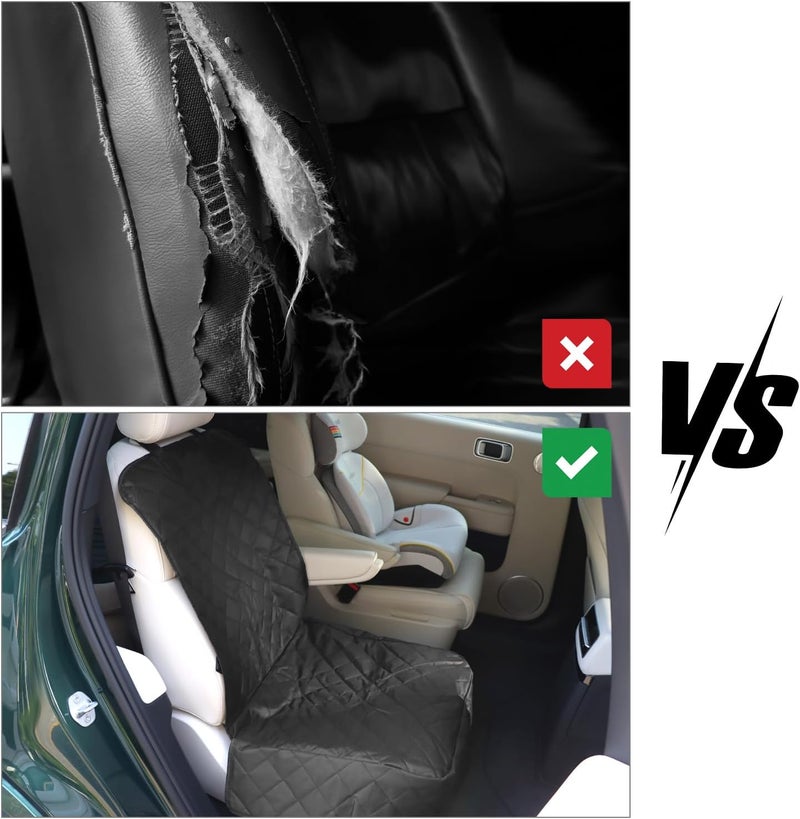QWORK Waterproof Front Seat Cover for Dogs - Car Seat Protector for All Cars, Minivans, and SUVs - Image 4