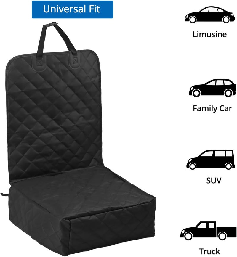 QWORK Waterproof Front Seat Cover for Dogs - Car Seat Protector for All Cars, Minivans, and SUVs - Image 5
