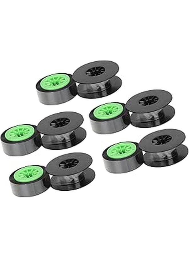 Green Ink Ribbon Set 5Pcs Compatible with LMIR300B 380E 390A 370A Printers - Image 1