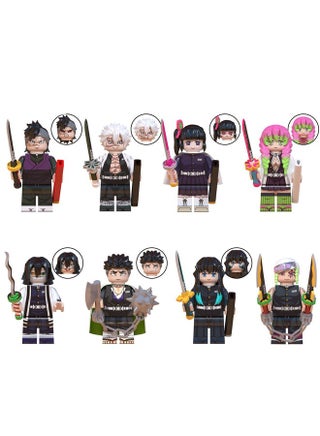 Demon Slayer Blade Kids Building Block Figures Toy, 8 Pieces Demon Slayer Blade Character Decoration Children's Birthday Decoration Collection Gifts - pzsku/Z2E2D5F3BE9C8BFF59EB6Z/45/_/1707017450/b0c2858f-d32b-4408-a505-1520cfeaea17