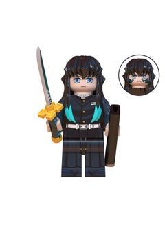 General Demon Slayer Blade Kids Building Block Figures Toy, 8 Pieces Demon Slayer Blade Character Decoration Children's Birthday Decoration Collection Gifts  - Image 4