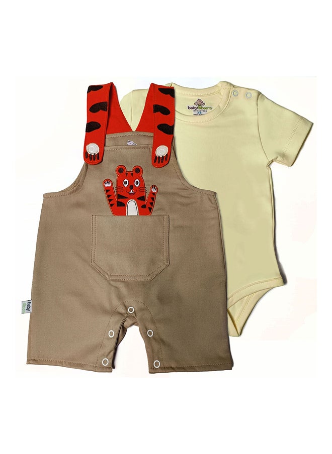 BabyShoora - Baby Set - Half Sleeve Jumpsuit - 2 Pieces - Image 1