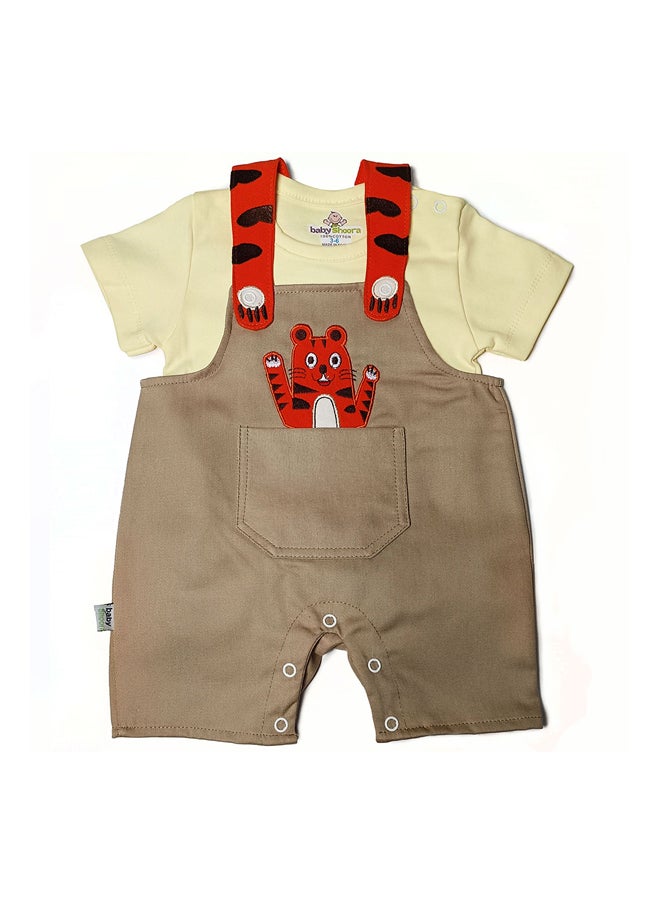 BabyShoora - Baby Set - Half Sleeve Jumpsuit - 2 Pieces - Image 1