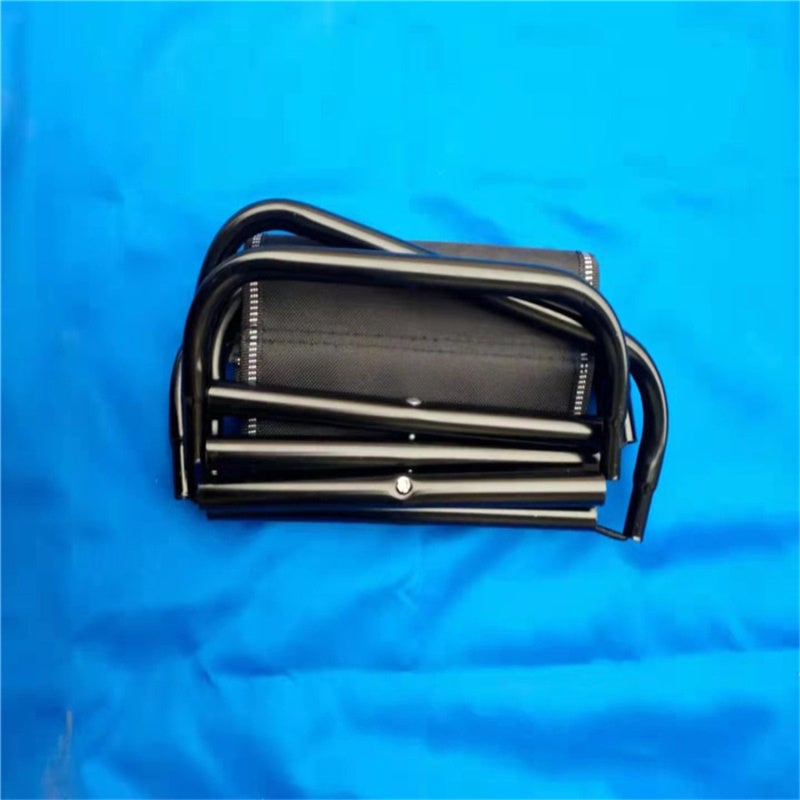 Portable Folding Stool: Camouflage S Size, Lightweight Durable Alloy Oxford Cloth - Stable Rivet Fixed Compact Design, Foldable Lightweight Chair for Outdoor Travel Camping Fishing Barbecue - Image 4