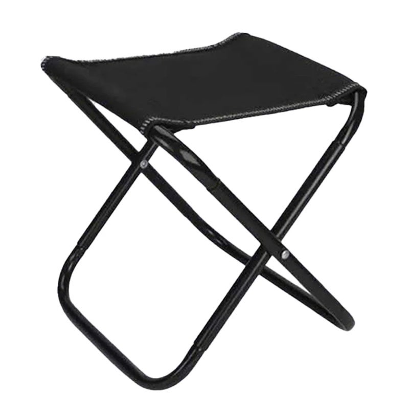 Portable Folding Stool: Camouflage S Size, Lightweight Durable Alloy Oxford Cloth - Stable Rivet Fixed Compact Design, Foldable Lightweight Chair for Outdoor Travel Camping Fishing Barbecue - Image 3