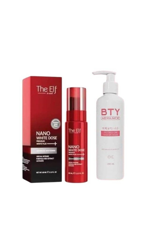 Advance Instaglow Tone Up Cream 200ml+Nano White Dose Premium White Plus Serum 60ml