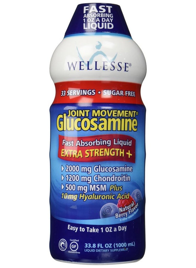 Wellesse Joint Movement Glucosamine With Chondroitin & Msm 33.8 fl oz (1000 ml) - Image 1
