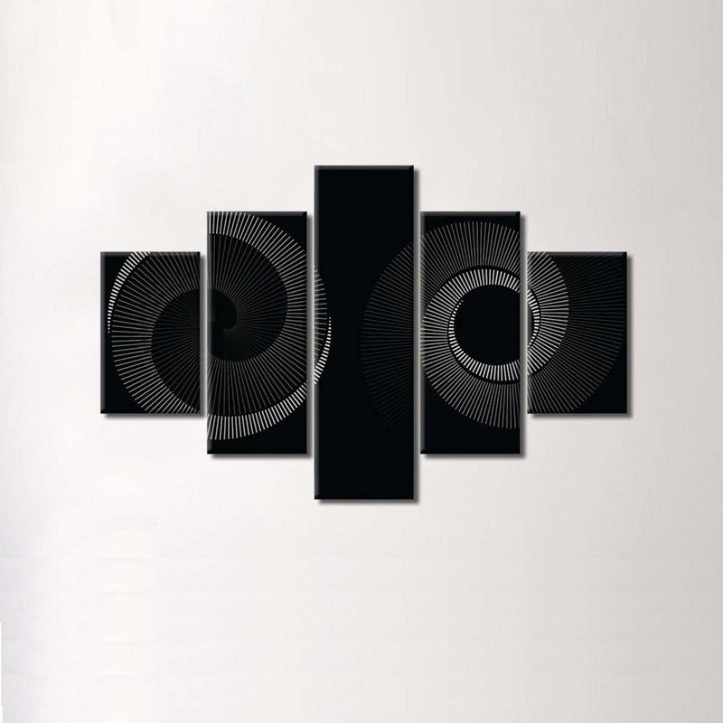 BPA Spirals Canvas Wall Art - 5 Piece Set - Image 2