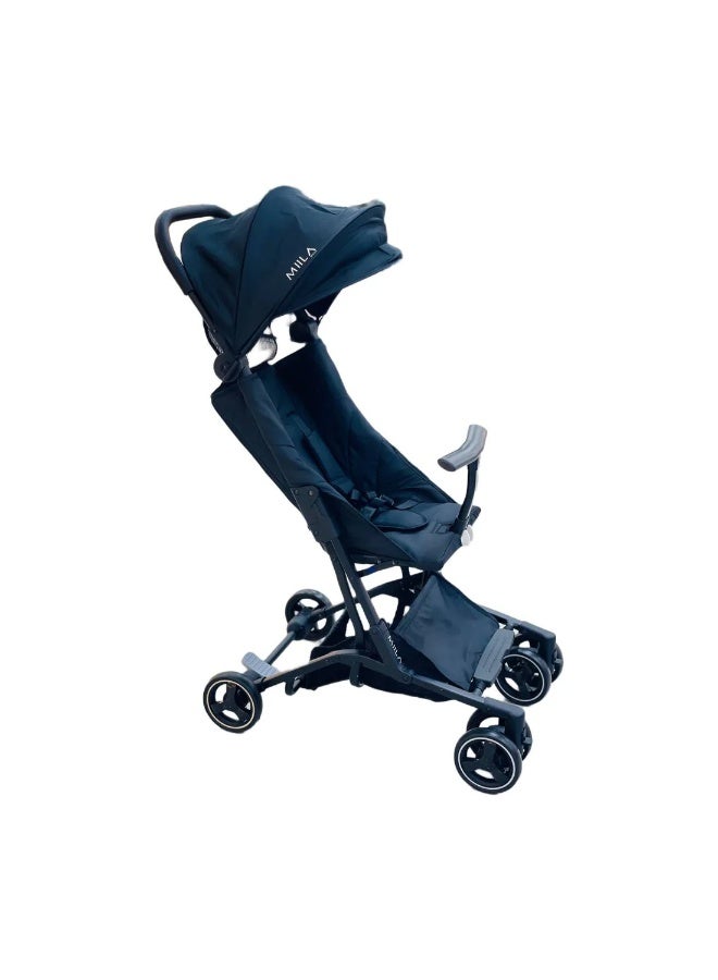 Miila Travel Baby Stroller 6+ Months, Lightweight & Compact Fold, Black, Easy Maneuver Pushchair for Travel & Everyday Use - Image 2