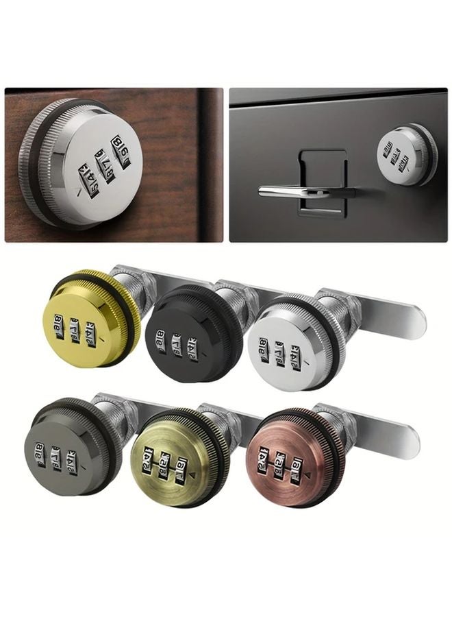 Black Alloy Zinc Digital Combination Lock Box For Mail Cabinet - Image 4