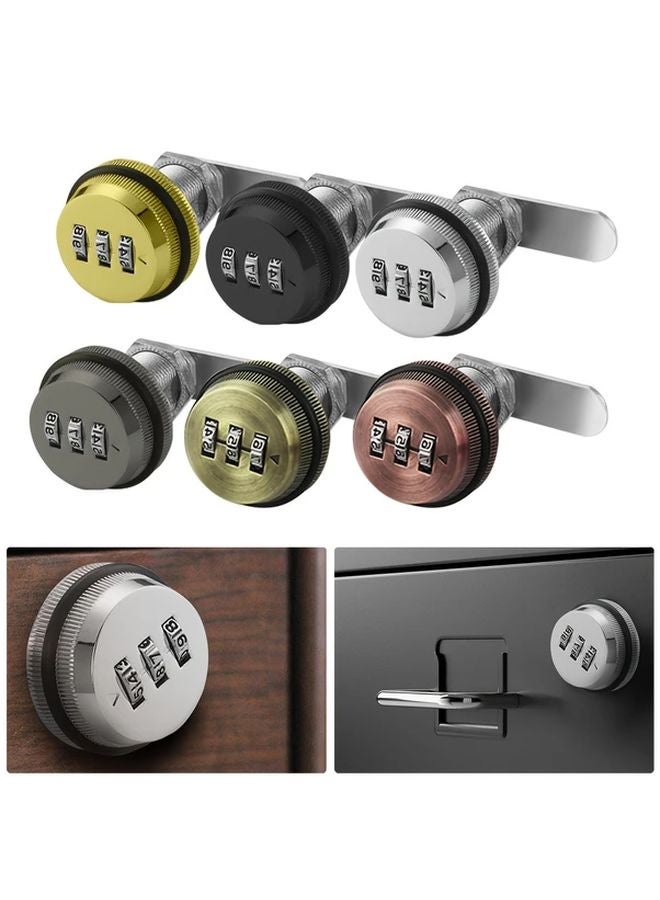 Black Alloy Zinc Digital Combination Lock Box For Mail Cabinet - Image 2