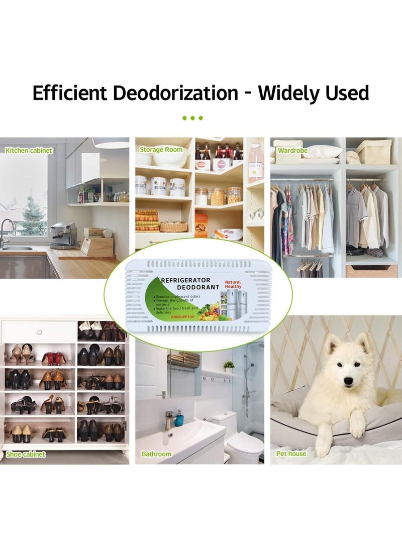 Fridge Deodoriser Bamboo Charcoal and Freshener, Reusable Activated Charcoal Air Purifier Bags, Eliminates Odors, Freezer, Shoe Cabinet, Wardrobe, Multifunction 1pc - Image 4