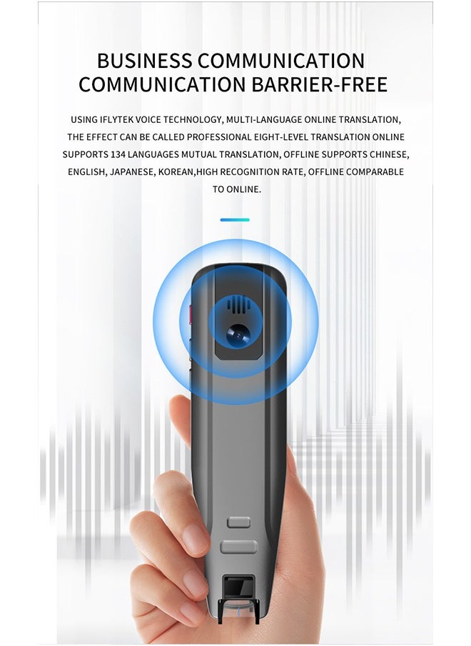 Generic - AI International Language Translator Pen And Electronic Dictionary, Real-time Voice Translation Into 138 Languages Including Arabic, Supports Offline Translation, Equipped With Scanning Function - Image 1