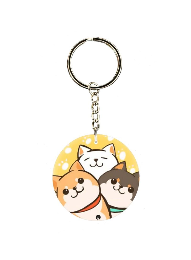 RKN Cat Printed Keychain