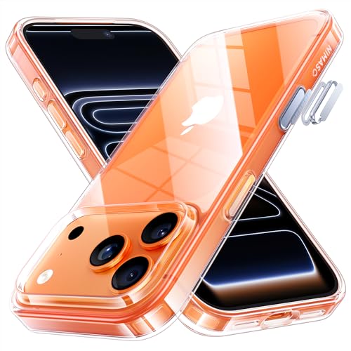 NIMASO for iPhone 17 Pro Case Clear, Military Grade Shockproof Drop Protection, Non-Yellowing Slim Thin Phone Cover for iPhone 17 Pro, Clear - Image 1