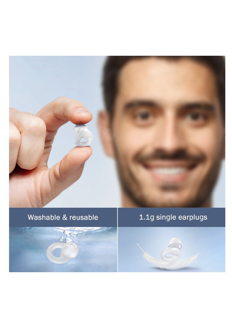 T NEWFUN - High-Fidelity Reusable Earplugs | for Concerts Musicians Motorcycles Noise Sensitivity Conditions and More – 8 Ear Tips in XS, S, M, L – 26dB Noise Cancelling - Transparent - Image 1