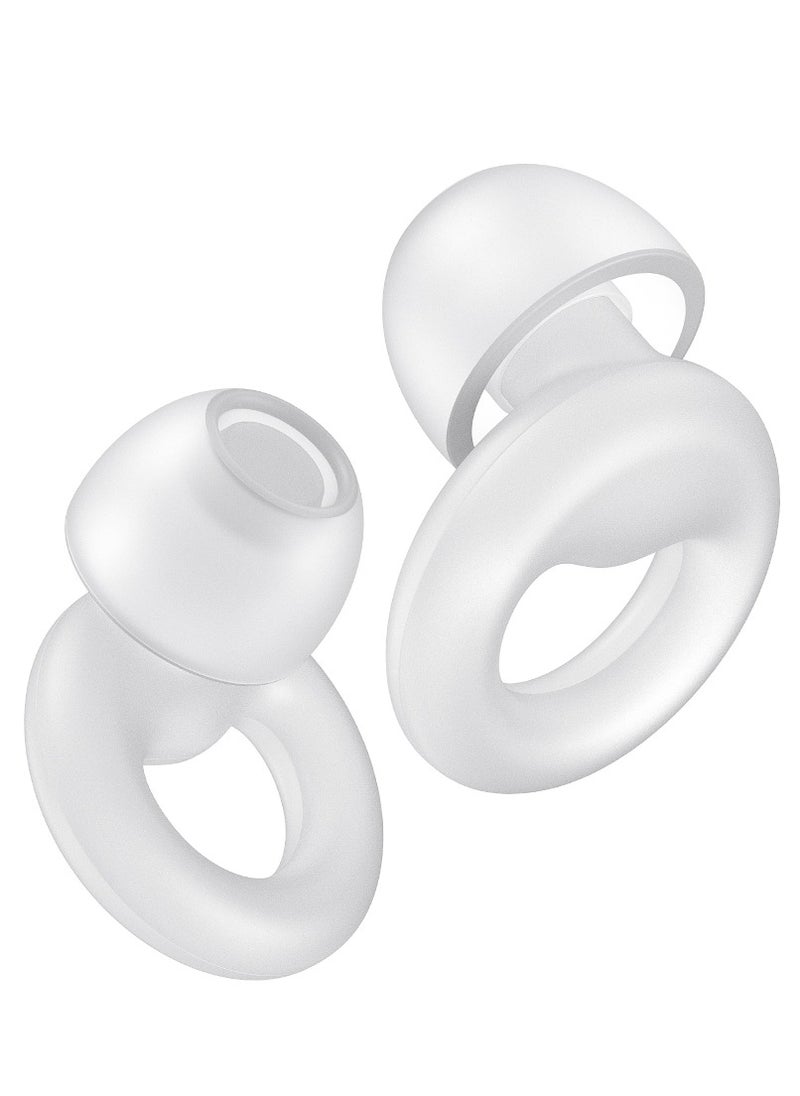 T NEWFUN - High-Fidelity Reusable Earplugs | for Concerts Musicians Motorcycles Noise Sensitivity Conditions and More – 8 Ear Tips in XS, S, M, L – 26dB Noise Cancelling - Transparent - Image 1