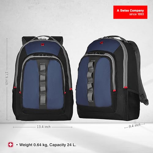 WENGER 604428 MARS 16 Inch Laptop Backpack Blue 46 Centimeters, M - Image 2