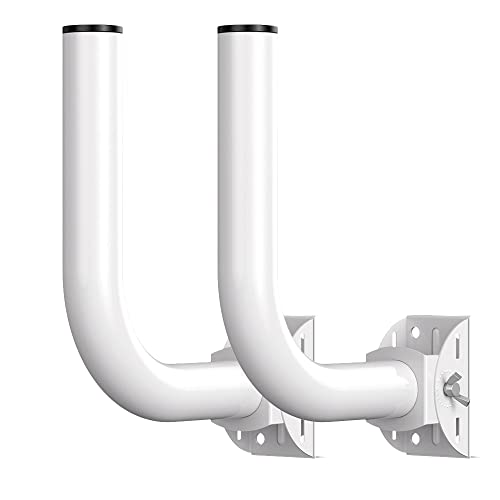 Ueevii Universal Wireless Bridge Bracket Mount, Pole and Wall-Mounted Mount for Outdoor Point to Point AP Access Point Client Bridge CPE,2-Pack - Image 1