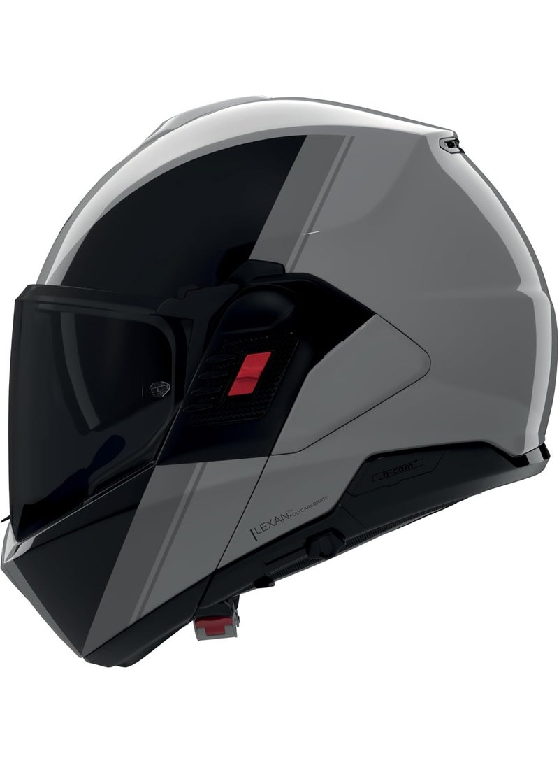 Nolan N120-1 VERNICIATURA SPECIALE GRAY/BLACK GLOSSY Helmet - Image 3