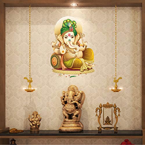 Rangoli Vinyl Modern Art Wall Sticker 1.96 x 20.86 x 1.96 inches, Multicolour (Model Number: Modern Art329) - Image 2